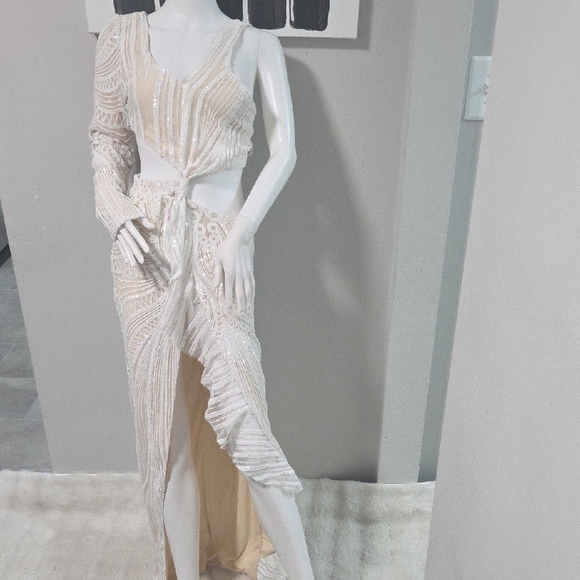 Fashion Nova Dresses & Skirts - Fashion Nova Asymmetrical White Dress